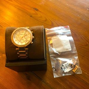Michael Kors 5491 rose gold Parker watch